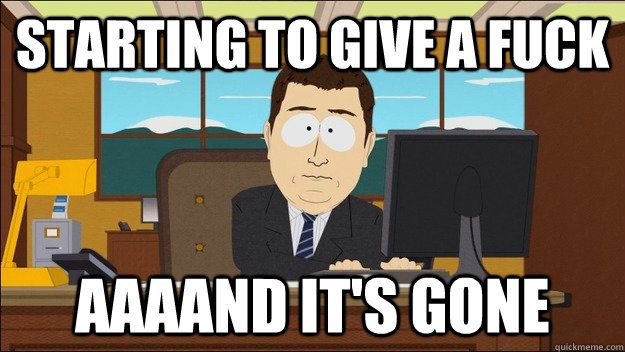 starting to give a fuck header